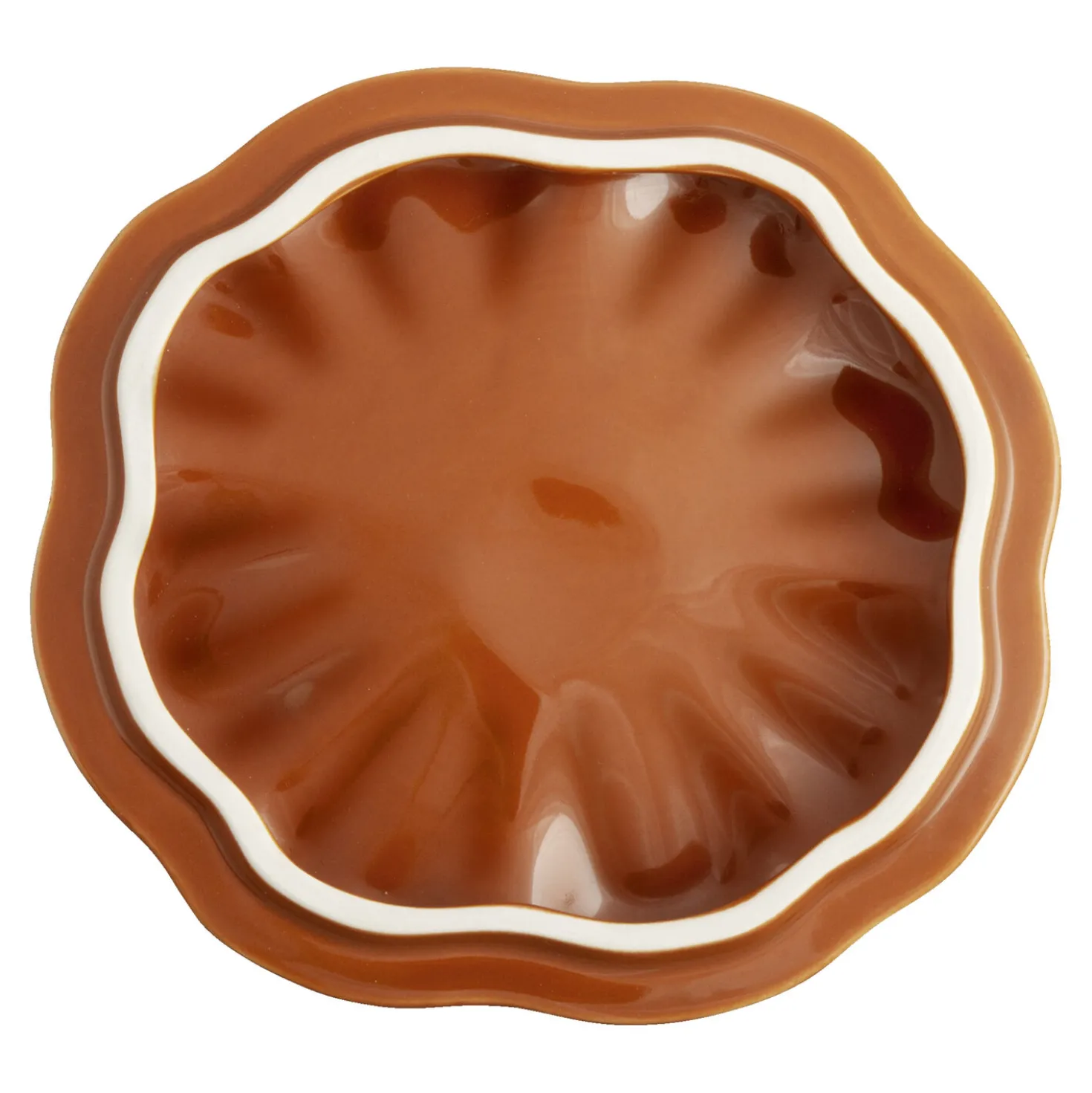 Cocotte 15 cm, Kürbis, Zimt, Keramik