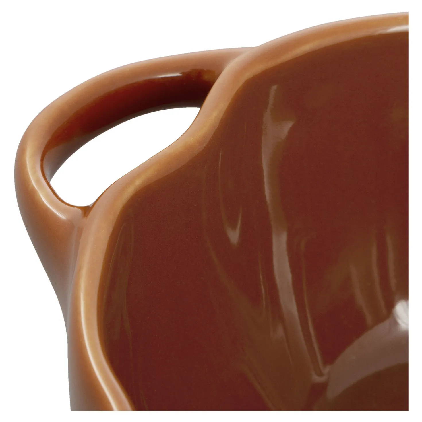 Cocotte 15 cm, Kürbis, Zimt, Keramik