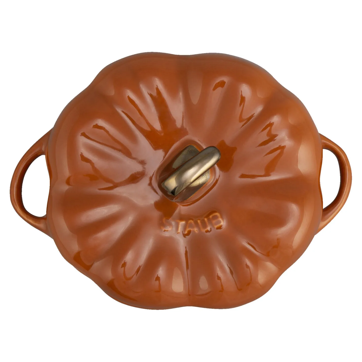 Cocotte 12 cm, Kürbis, Zimt, Keramik