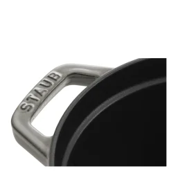 Cocotte 31 cm, oval, Graphit-Grau, Gusseisen