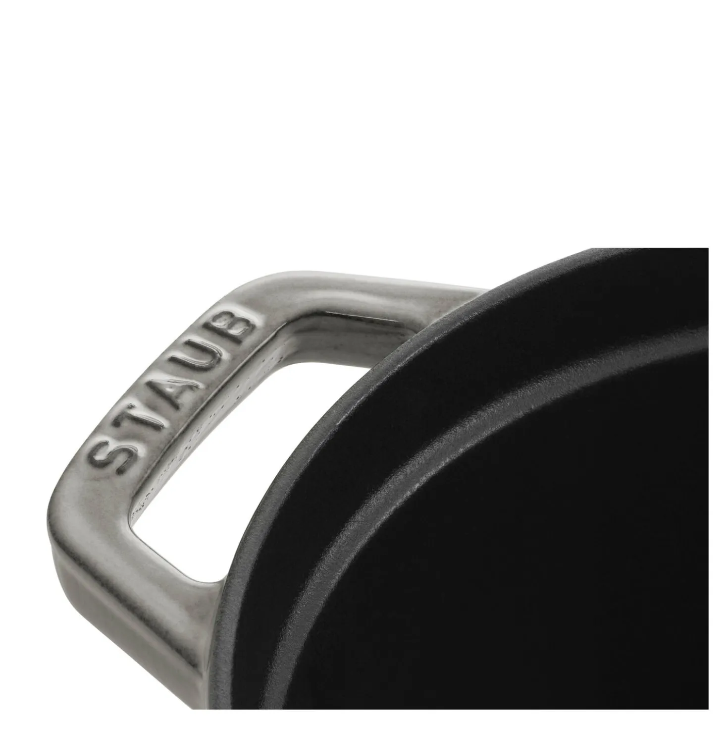 Cocotte 23 cm, oval, Graphit-Grau, Gusseisen