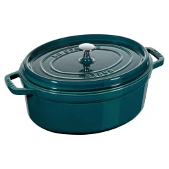 Cocotte 31 cm, oval, La-Mer, Gusseisen