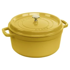 Cocotte 26 cm, rund, Citron, Gusseisen