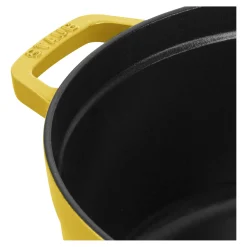 Cocotte 26 cm, rund, Citron, Gusseisen