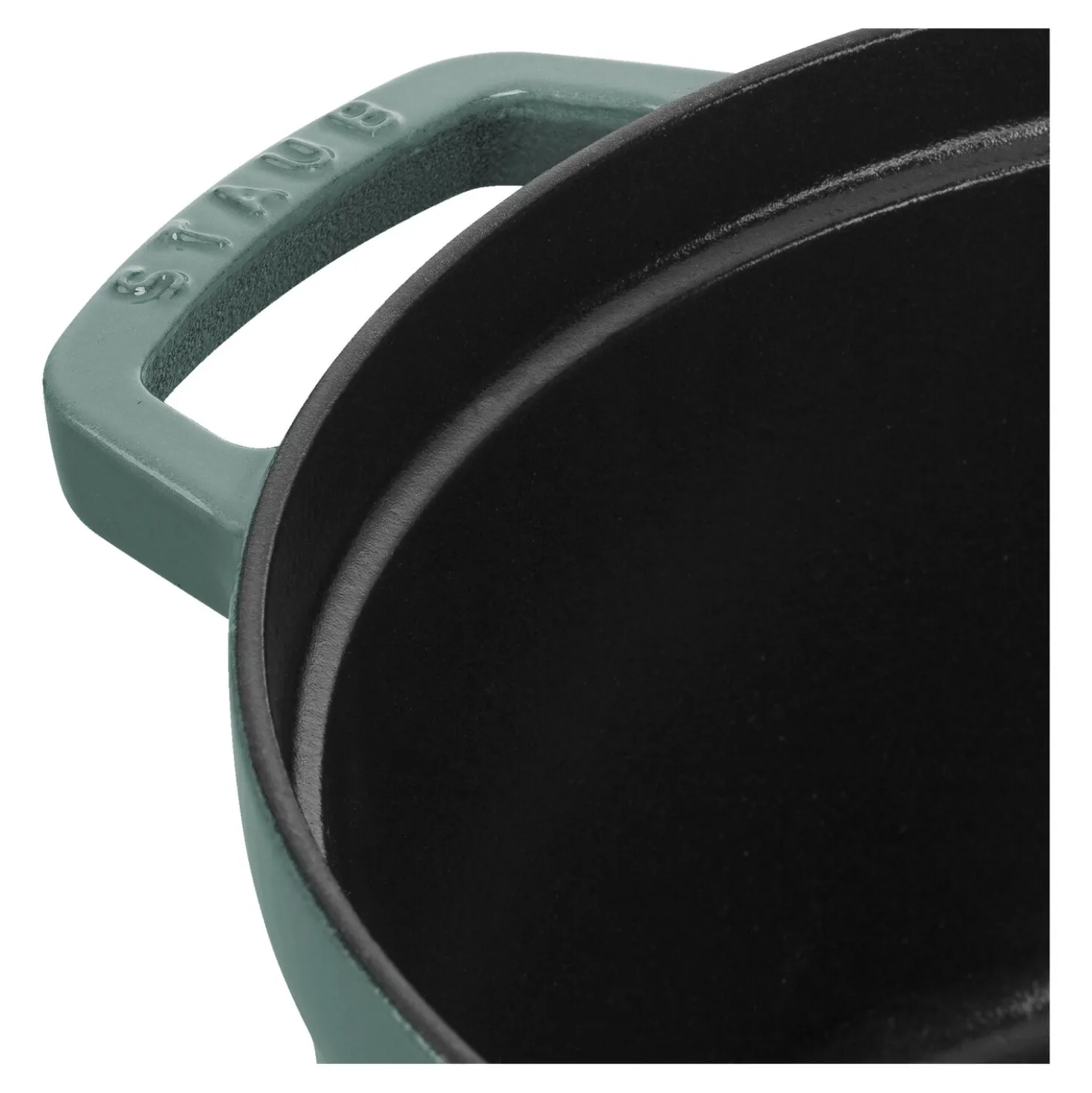 Cocotte 24 cm, rund, Eukalyptus, Gusseisen