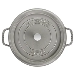 Cocotte 18 cm, rund, Graphit-Grau, Gusseisen