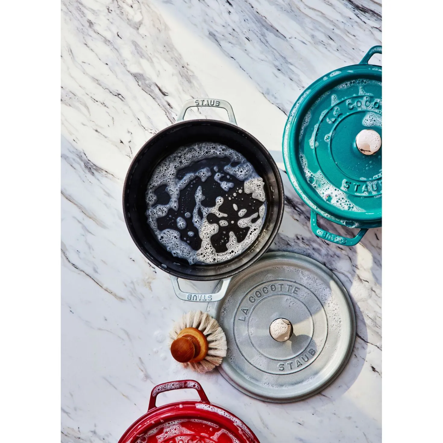 Cocotte 14 cm, rund, Graphit-Grau, Gusseisen