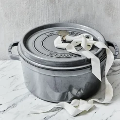 Cocotte 24 cm, rund, Graphit-Grau, Gusseisen
