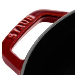 Cocotte 28 cm, rund, Grenadine-Rot, Gusseisen