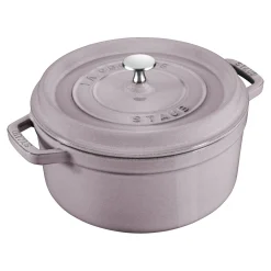 Cocotte 24 cm, rund, Kirschblüte, Gusseisen