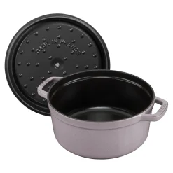 Cocotte 24 cm, rund, Kirschblüte, Gusseisen
