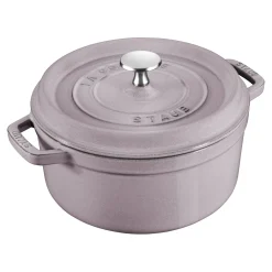 Cocotte 20 cm, rund, Kirschblüte, Gusseisen