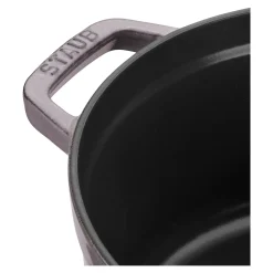 Cocotte 20 cm, rund, Kirschblüte, Gusseisen