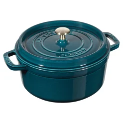 Cocotte 24 cm, rund, La-Mer, Gusseisen