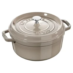 Cocotte 22 cm, rund, Sesam, Gusseisen