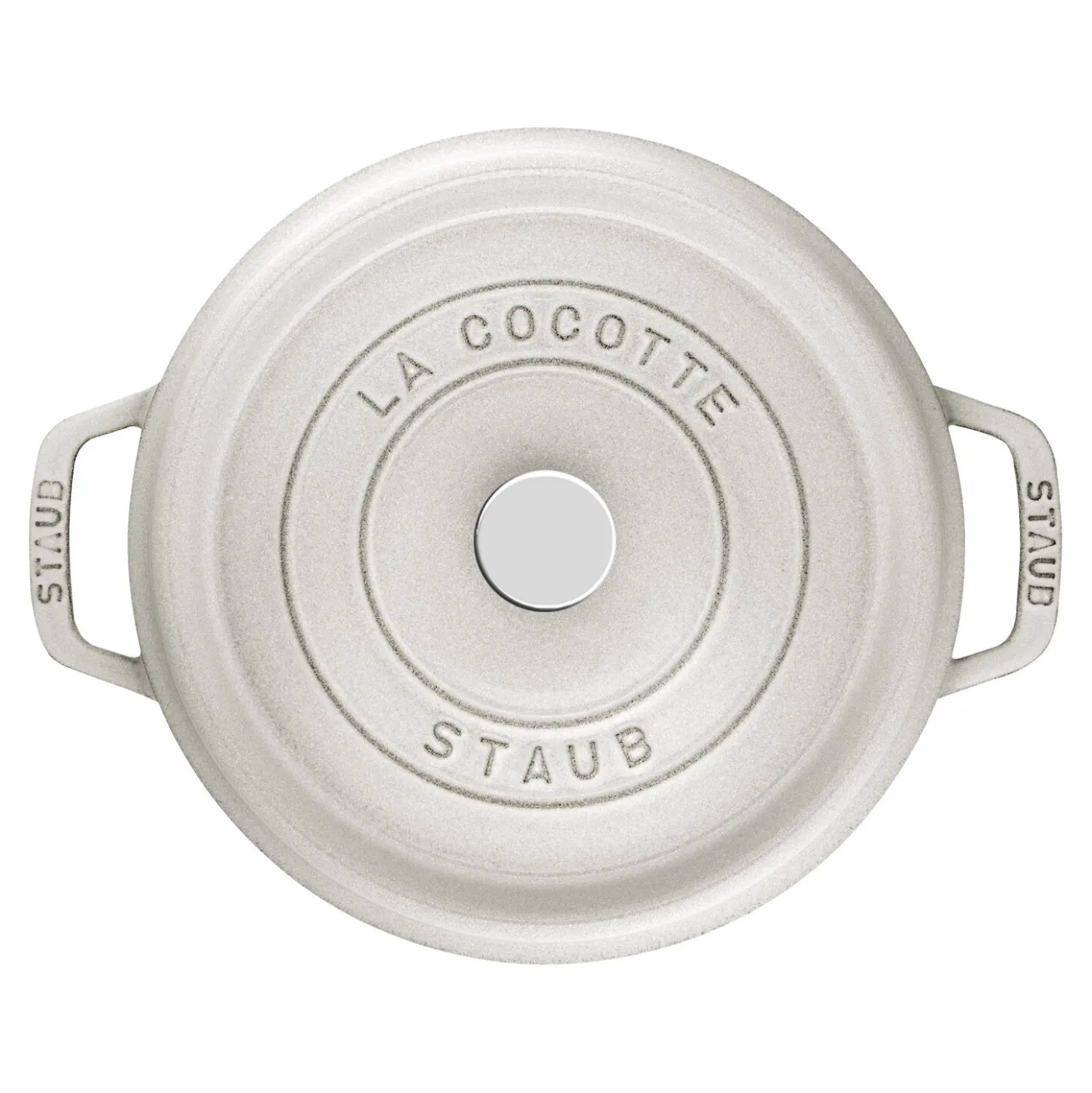 Cocotte 18 cm, rund, Weisser Trüffel, Gusseisen