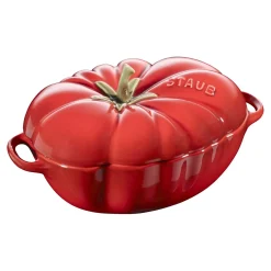 Cocotte 16 cm, Tomate, Kirsch-Rot, Keramik