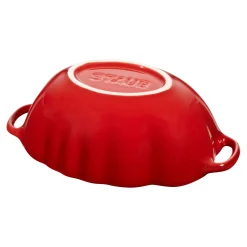 Cocotte 16 cm, Tomate, Kirsch-Rot, Keramik