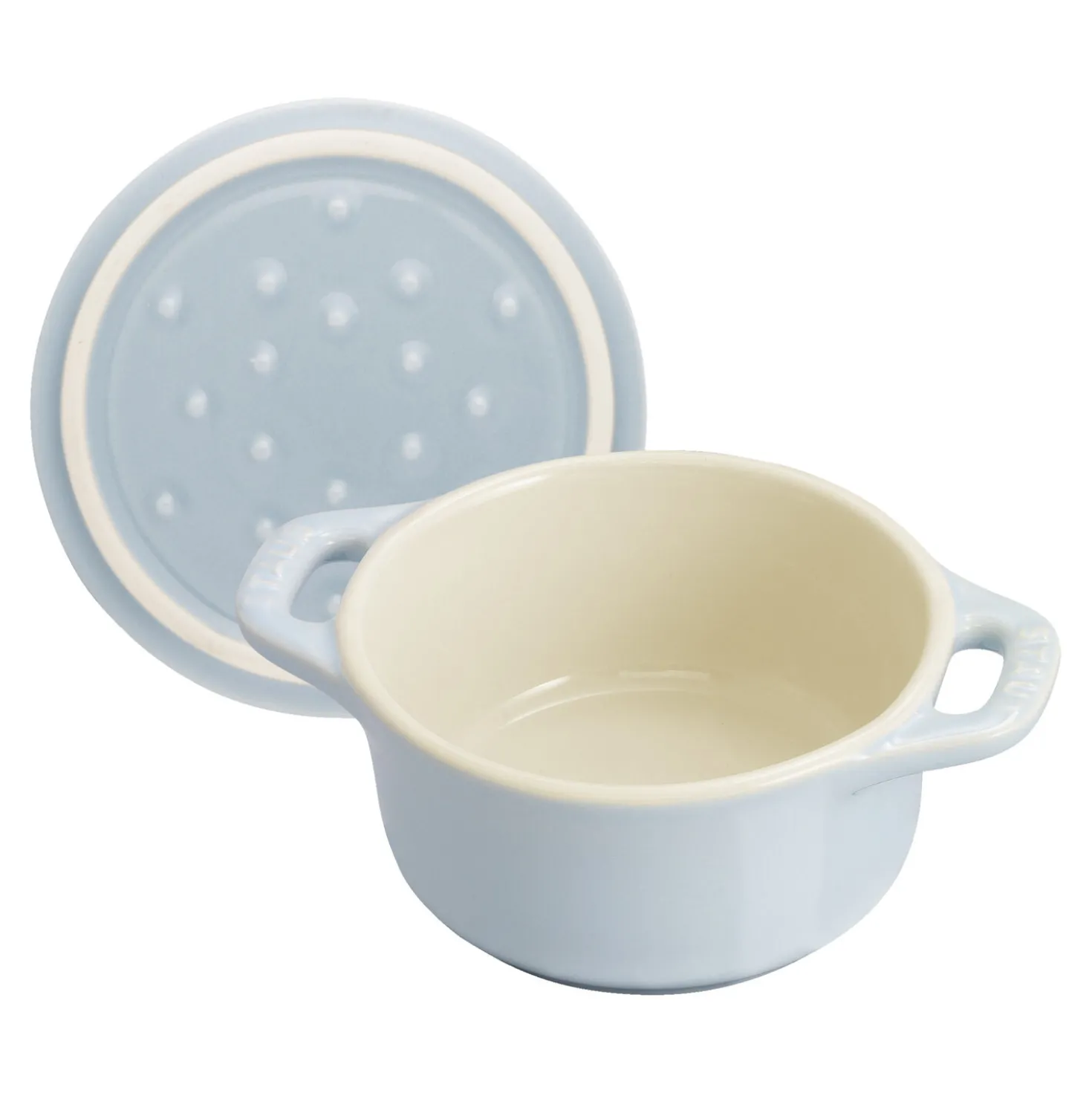 Cocotte Set Macaron 6-tlg, rund, Keramik