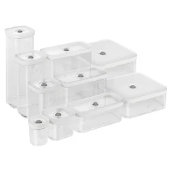 CUBE Box 2L / 21 cm, Transparent-Weiß