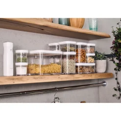 CUBE Box 2L / 21 cm, Transparent-Weiß