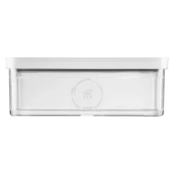 CUBE Box L / 21 cm, Transparent-Weiß