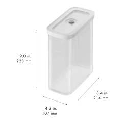 CUBE Box 3M / 21 cm, Transparent-Weiß