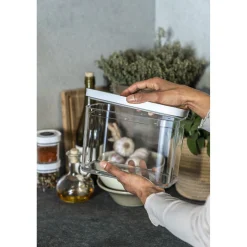 CUBE Box 3M / 21 cm, Transparent-Weiß