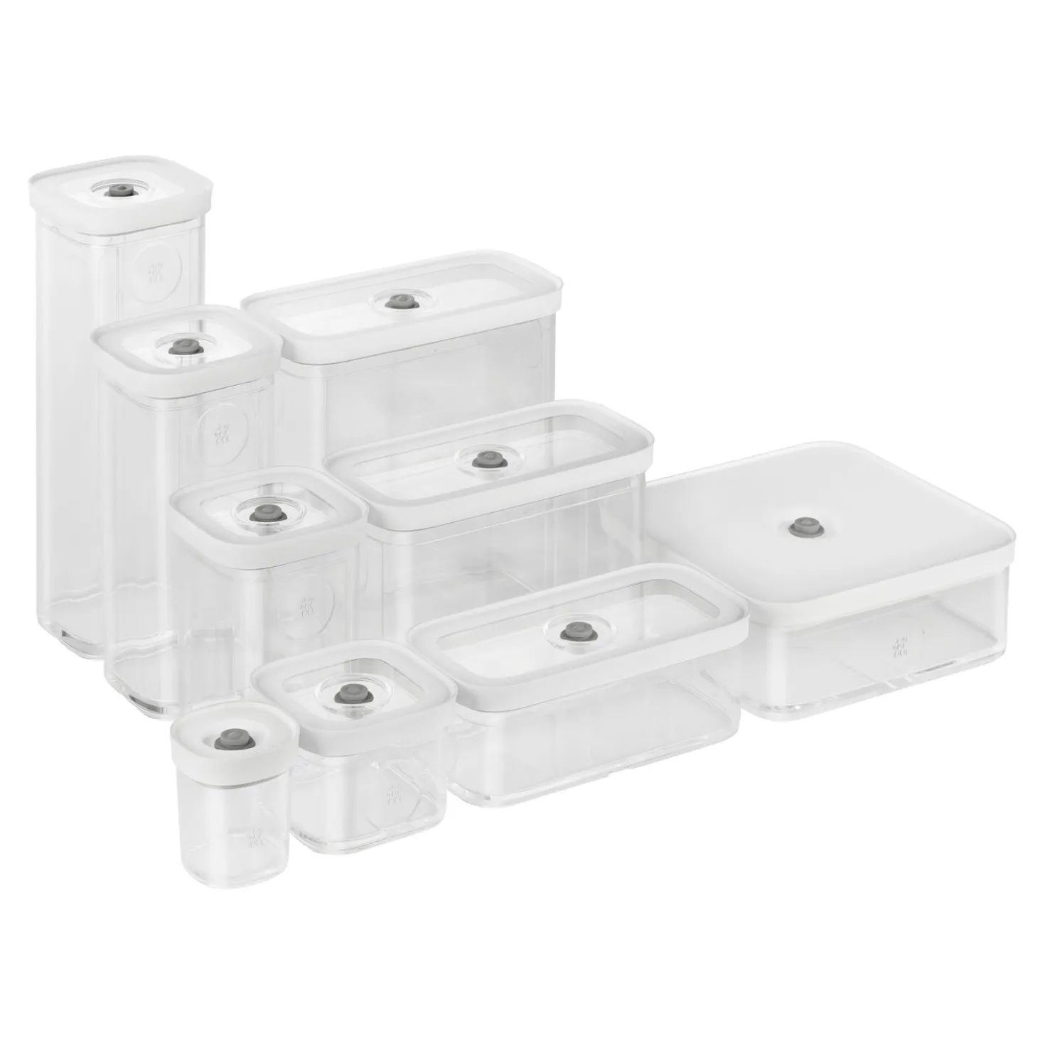CUBE Box 3M / 21 cm, Transparent-Weiß