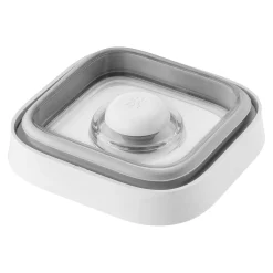 CUBE Box 3S / 11 cm, Transparent-Weiß