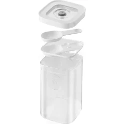 CUBE Box 4S / 11 cm, Transparent-Weiß