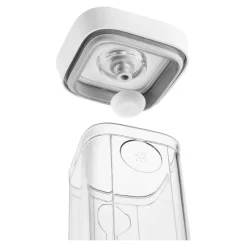 CUBE Box 4S / 11 cm, Transparent-Weiß