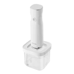 CUBE Box S / 11 cm, Transparent-Weiß