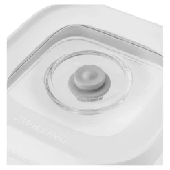 CUBE Box S / 11 cm, Transparent-Weiß