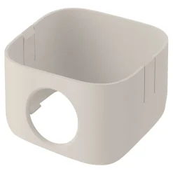 CUBE Cover S / 10 cm, Elfenbein-Weiß
