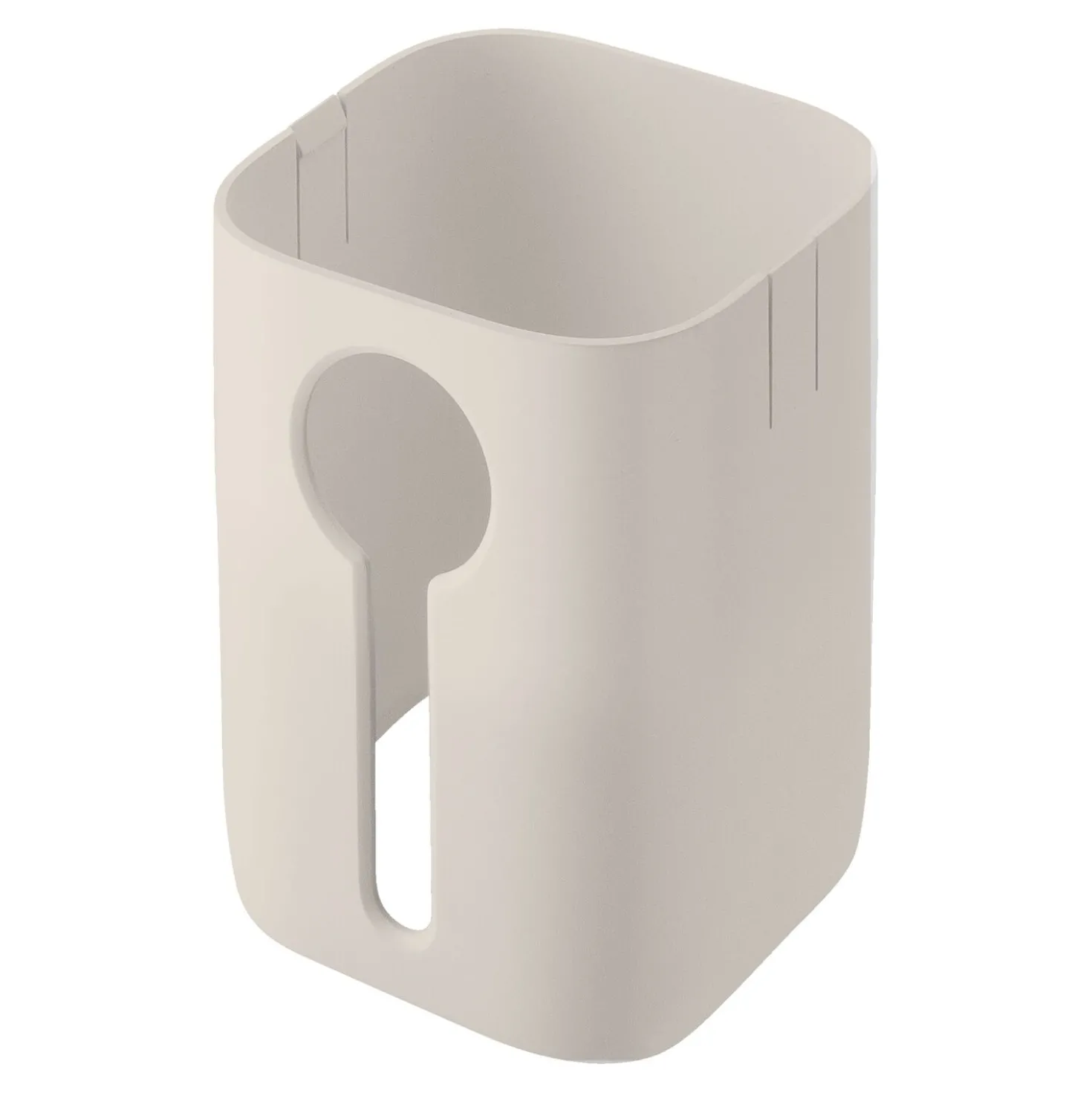 CUBE Cover 2S / 10 cm, Elfenbein-Weiß