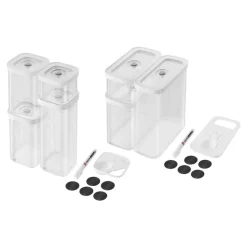 Cube Set S & M Boxen, transparent weiß / 11- TLG.