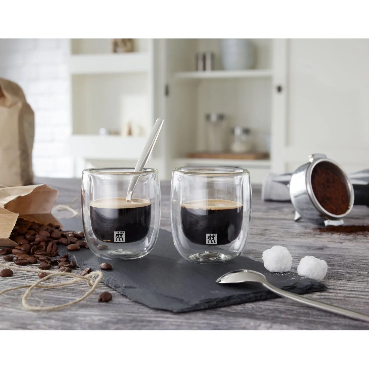 Doppelwandiges Glas, Espresso 80 ml / 2-tlg