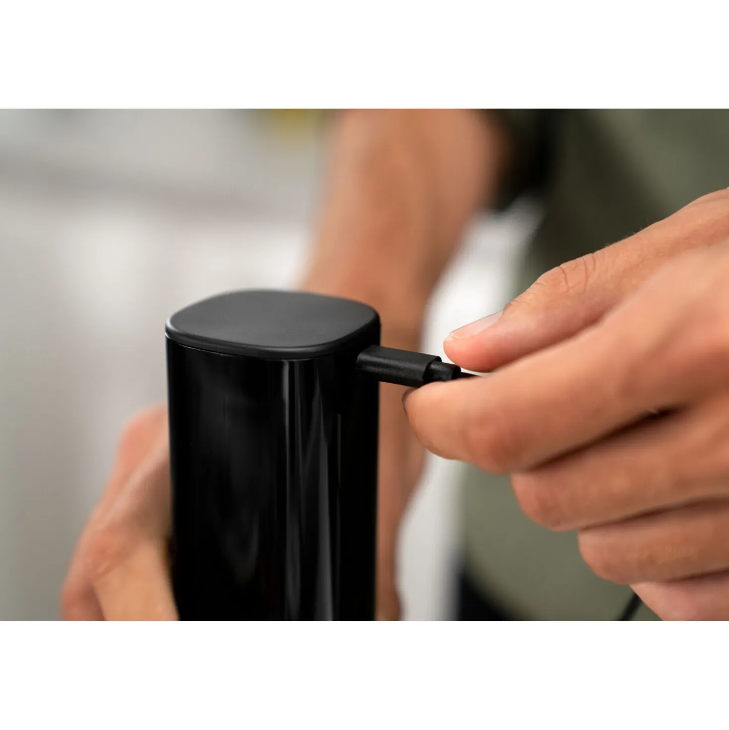 Elektrische Pfeffer- und Salzmühle, Schwarz