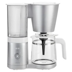 Filterkaffeemaschine, 1,5 l, Silber-Weiß