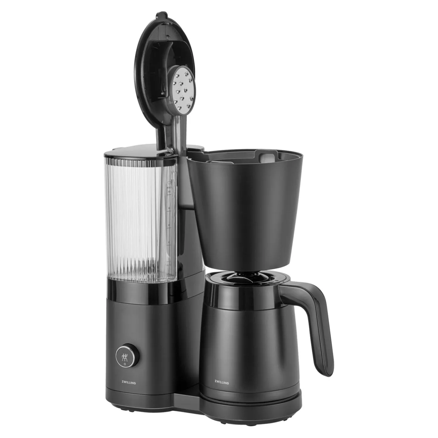 Filterkaffeemaschine, 1,25 l, Schwarz