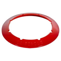 Fondue Set 20 cm, rund, Kirsch-Rot, Gusseisen