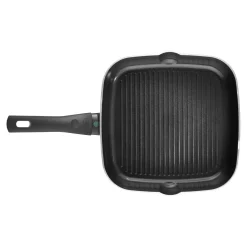 Grillpfanne, 28 cm, Aluminium, Keramische Antihaftbeschichtung