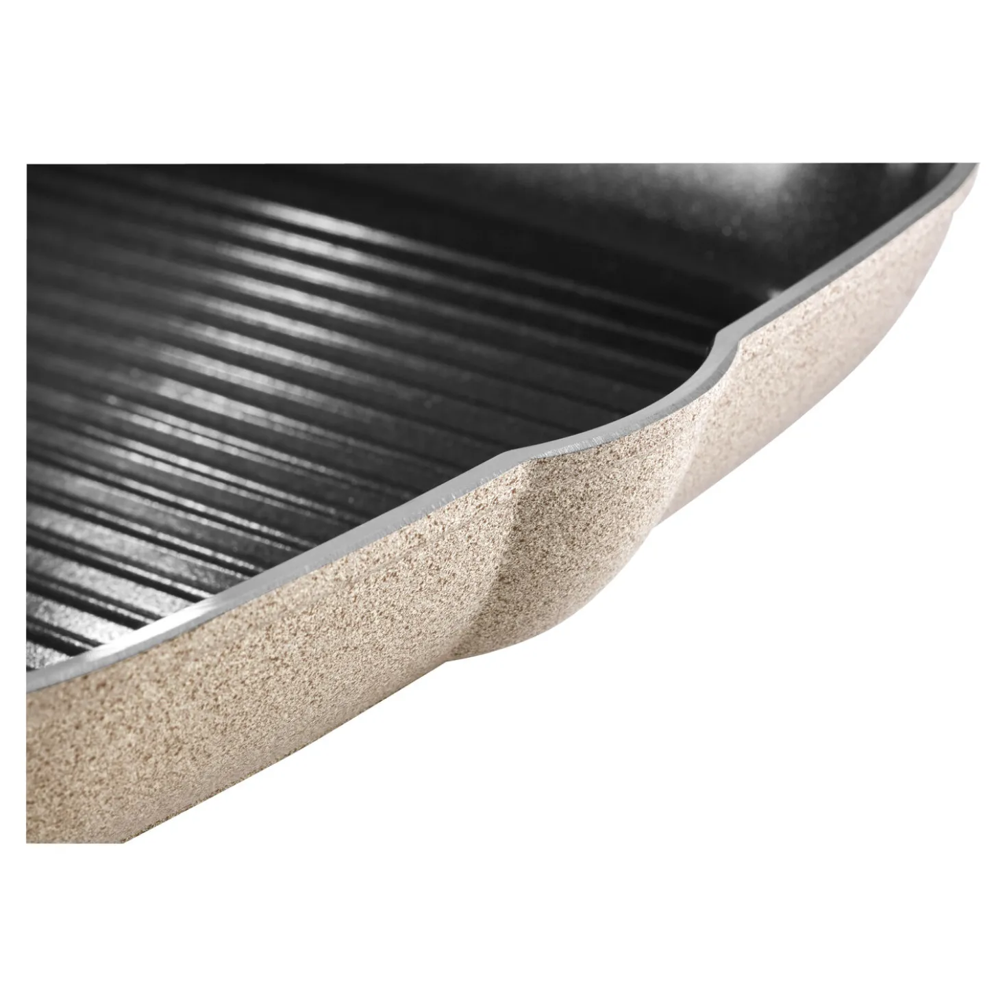 Grillpfanne, 28 cm, Aluminium, Keramische Antihaftbeschichtung