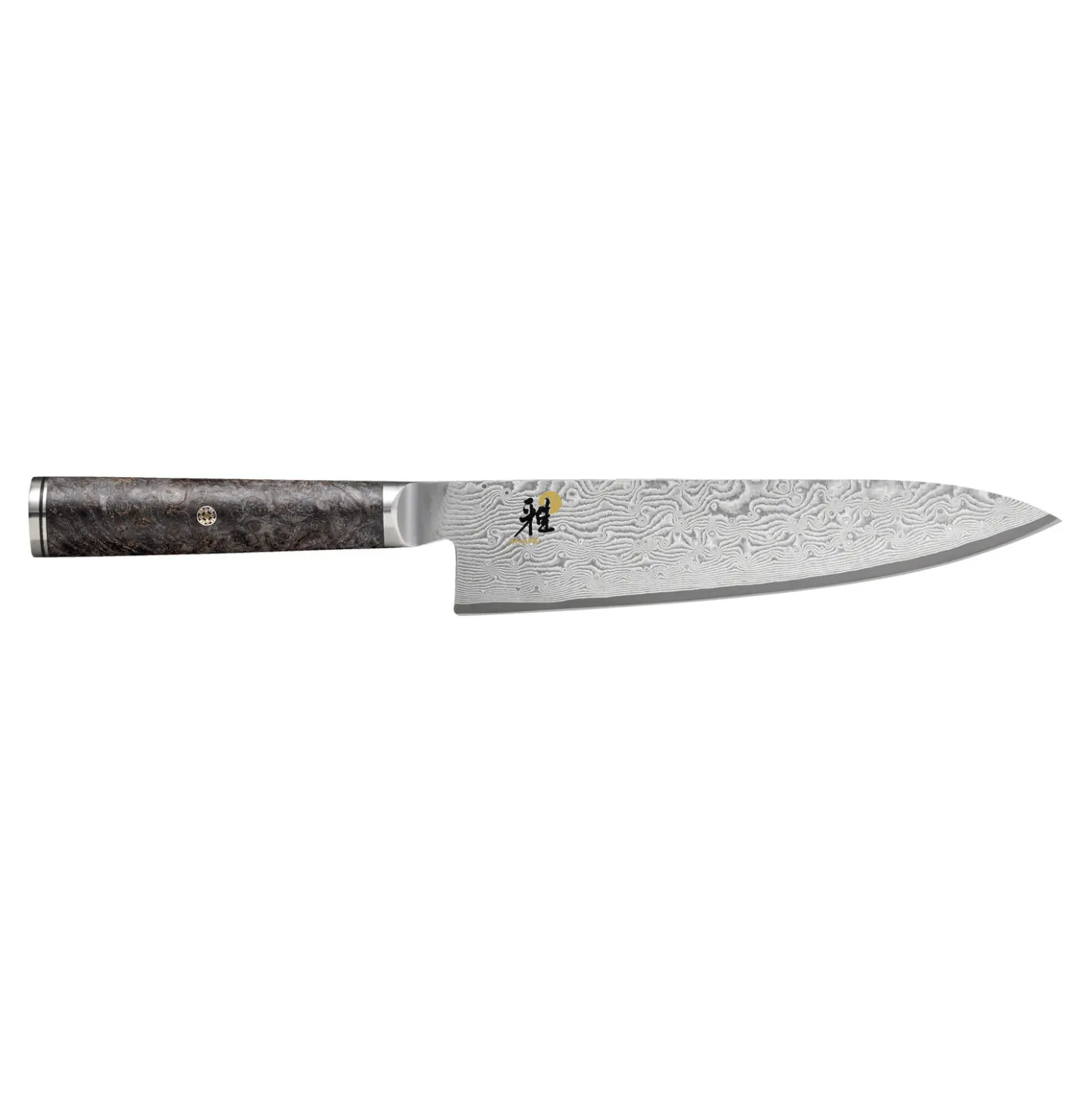 Gyutoh 20 cm, Schwarz-Ahorn