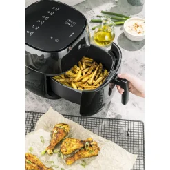 Heißluftfritteuse 4 l, Schwarz