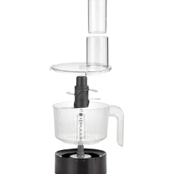 Hochleistungsstandmixer Pro & Food Processor Set, 2-tlg. / 1,8 l/1,2 l, Schwarz