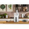 Hochleistungsstandmixer Pro mit Food Processor, Silber-Weiß
