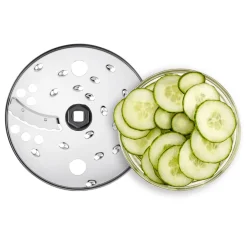 Hochleistungsstandmixer Pro mit Food Processor, Silber-Weiß