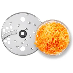 Hochleistungsstandmixer Pro mit Food Processor, Silber-Weiß